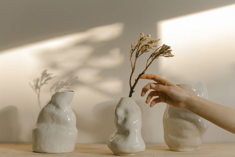 vases blanches
